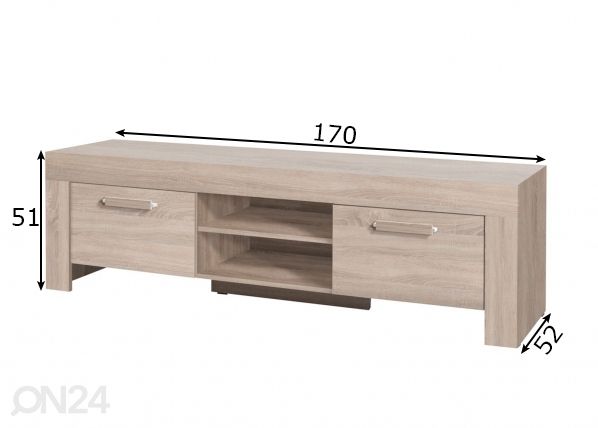 TV-taso mitat