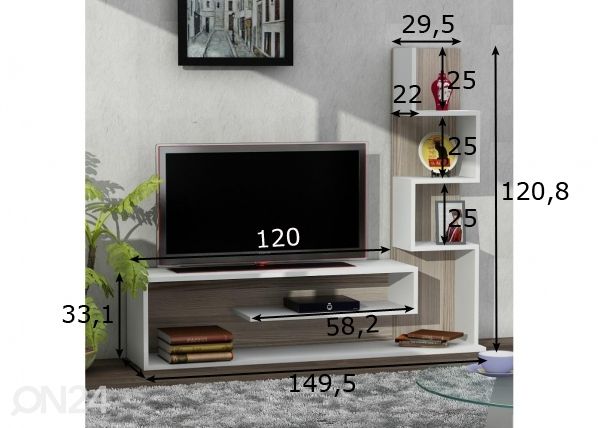 TV-taso mitat