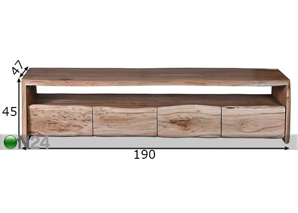 TV-taso Albero mitat
