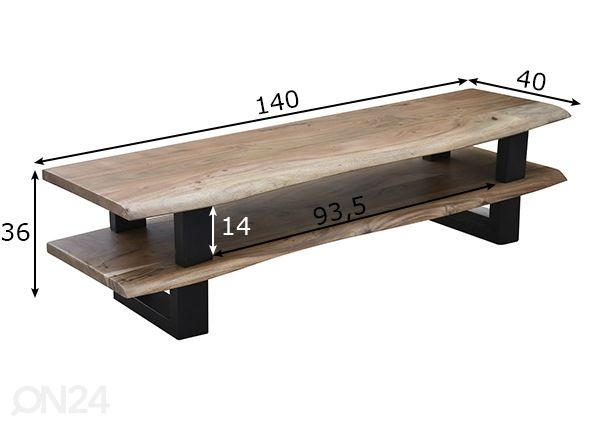 TV-taso Albero mitat