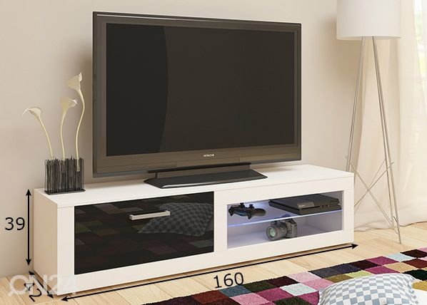TV-taso Bally 160 cm mitat