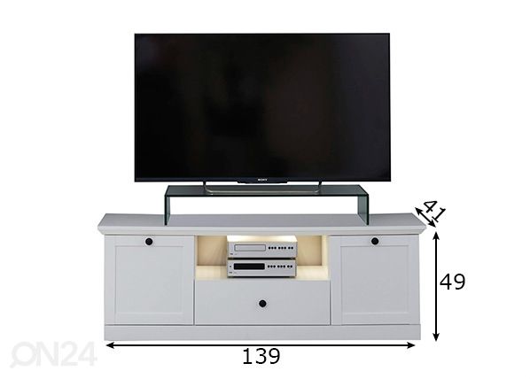 TV-taso Baxter mitat