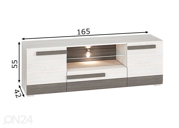 TV-taso Bianca mitat