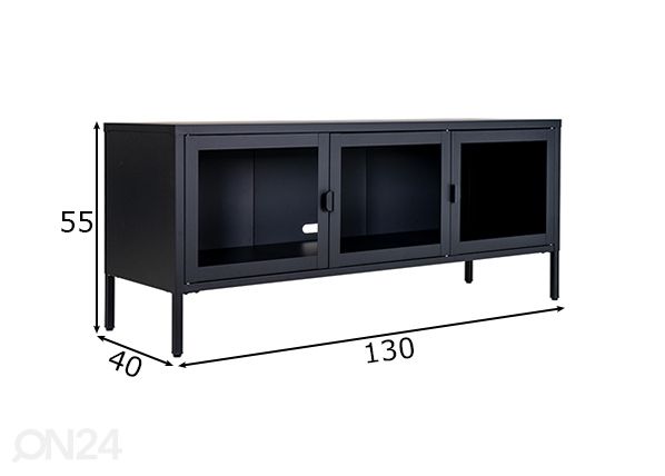 TV-taso Brisbane 130 cm mitat