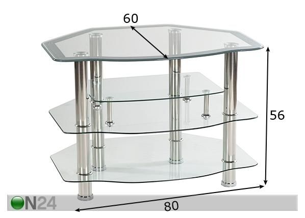 TV-taso CARLSSON mitat