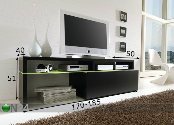 TV-taso COLOUR ART mitat