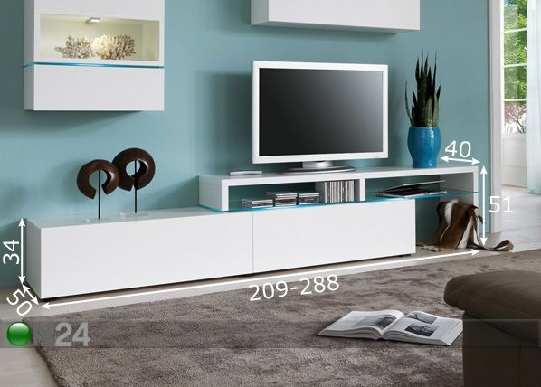 TV-taso COLOUR ART mitat
