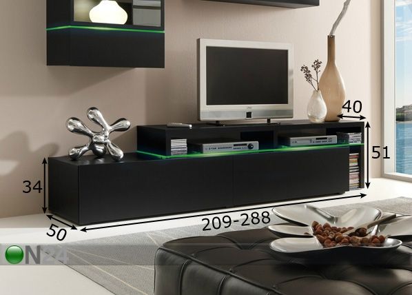 TV-taso COLOUR ART mitat