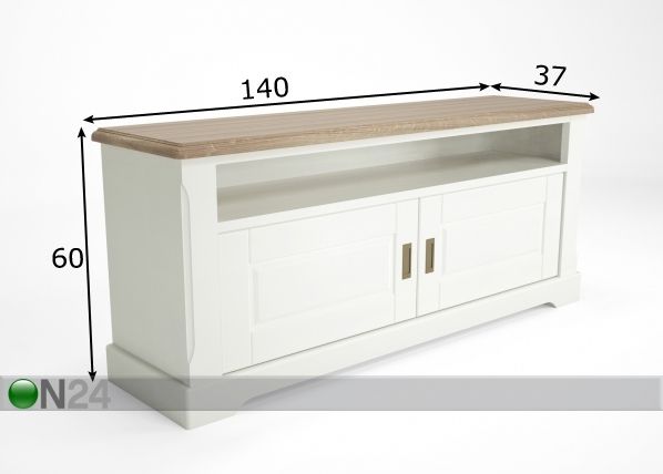 TV-taso Cottage mitat