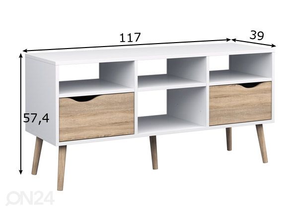 TV-taso DELTA mitat