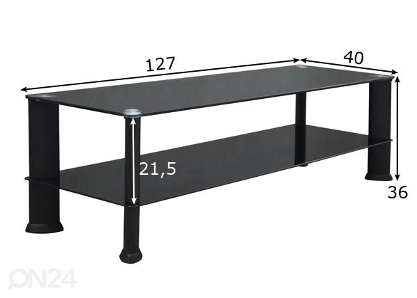 TV-taso DUPLE mitat