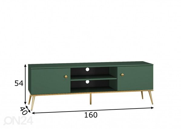 TV-taso Forine L160 mitat