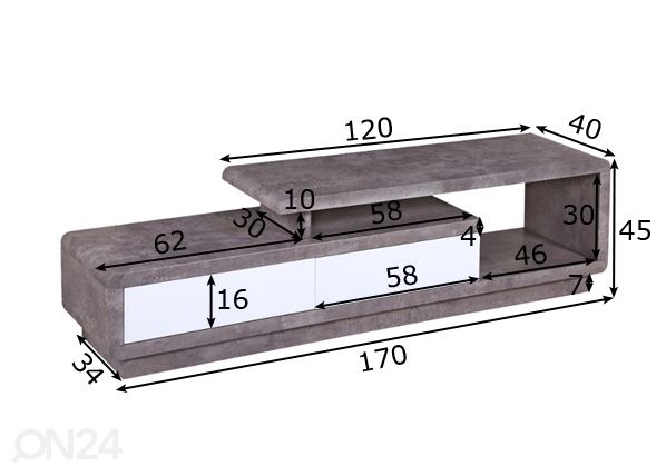 TV-taso Galway mitat