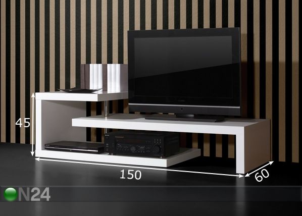 TV -taso HIGHLOSS mitat