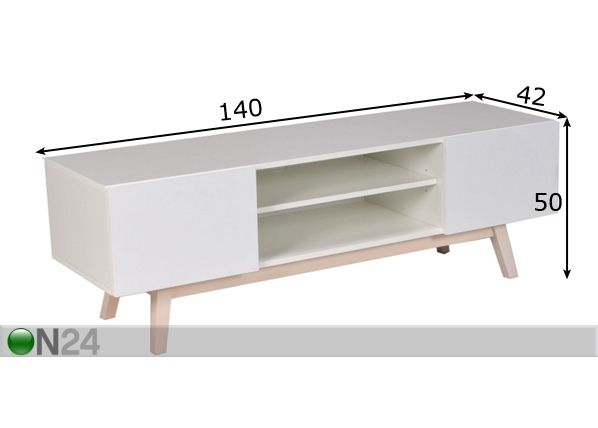 TV-taso Home 140 cm mitat