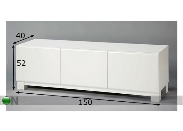 TV-taso IGUANA mitat