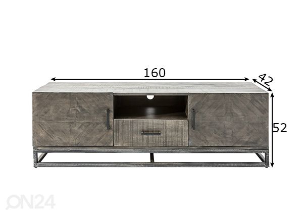 TV-taso Infinity mitat