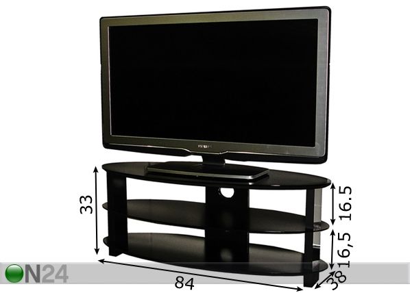 TV- taso KAYMAN PLASMA/LCD T 130-2 mitat