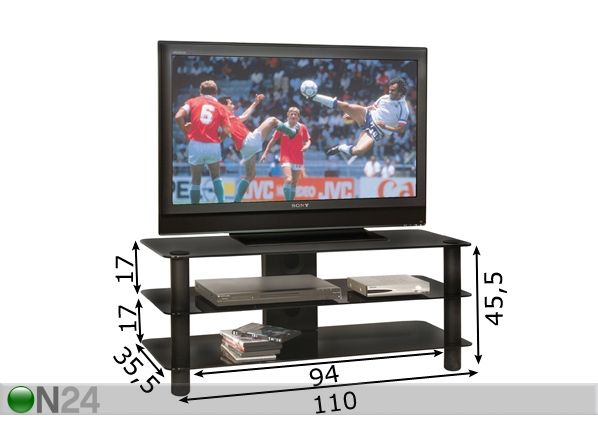 TV -taso KAYMAN RL 9044-G2 mitat