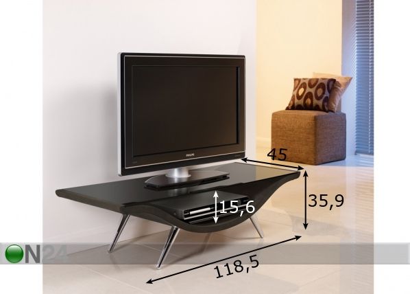 TV- taso KURVE mitat