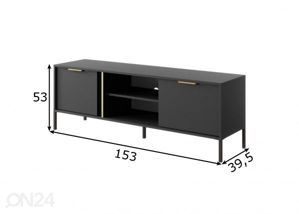 TV-taso Lars 153 cm mitat