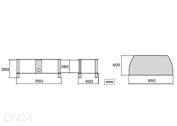 TV-taso Line 200 Meliconi mitat