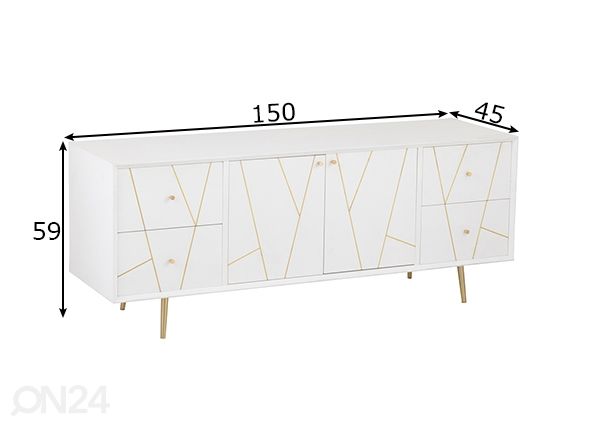 TV-taso Lines mitat