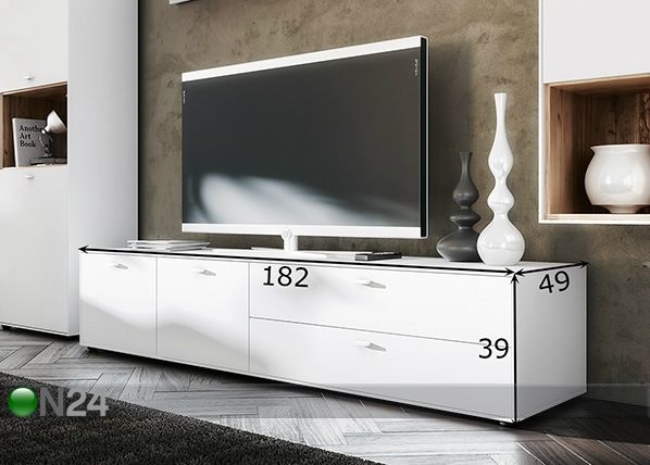 TV-taso/lipasto Design2 mitat