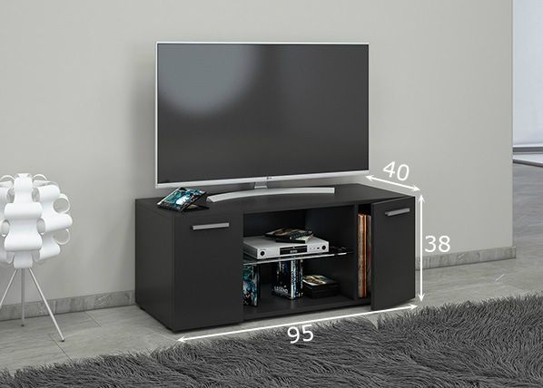 TV-taso Lowina 95 cm mitat