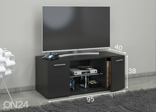 TV-taso Lowina 95 cm mitat