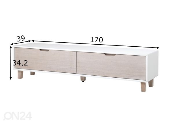 Tv-taso Lumi 04 mitat