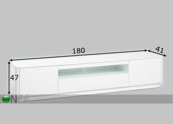TV-taso Menton mitat