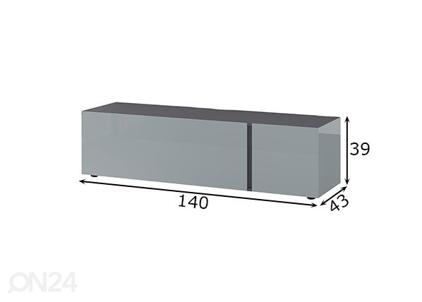 TV-taso Mesa mitat