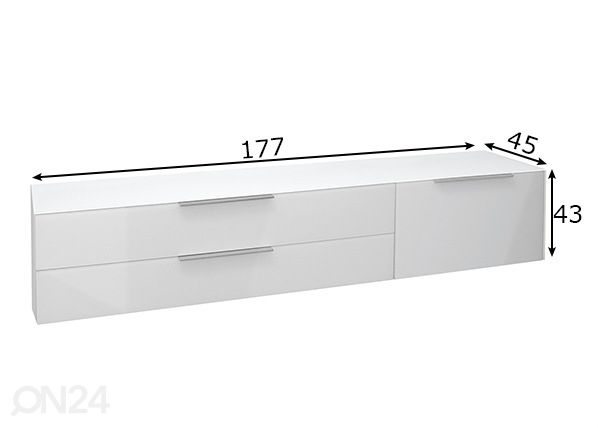 TV-taso Mix Box mitat