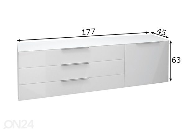 TV-taso Mix Box mitat