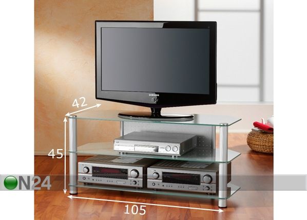 TV-taso MONTE TRIO mitat