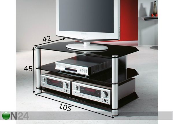 TV-taso MONTE TRIO mitat