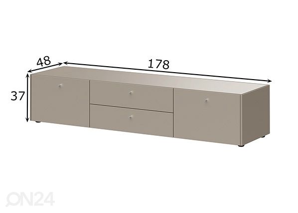 TV-taso MONTEO mitat
