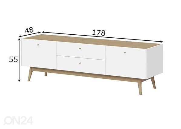 TV-taso MONTEO mitat