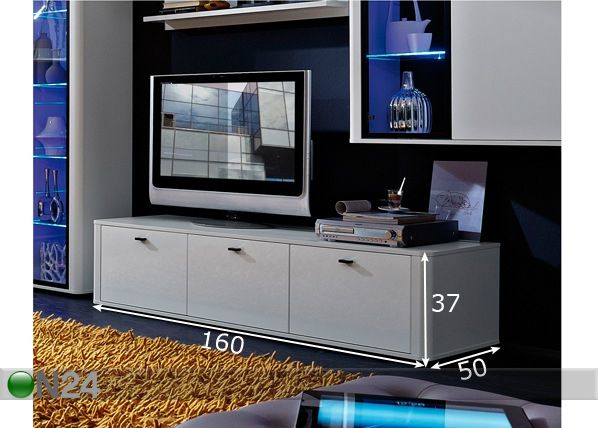 TV -taso MONZA mitat