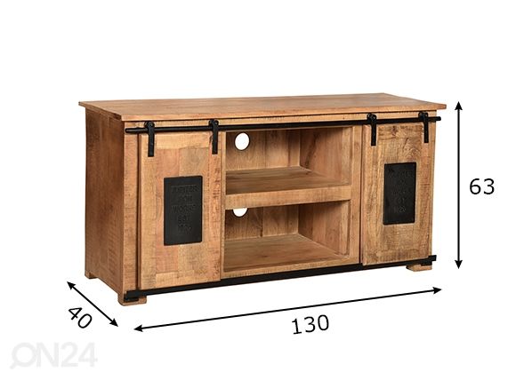TV-taso Namur mitat
