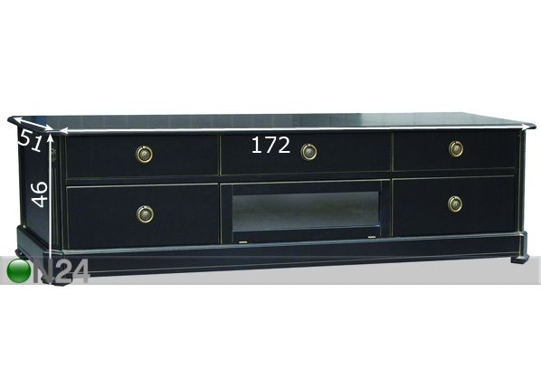 TV -taso NIZZA NOIR-39 mitat