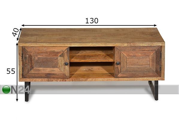 TV-taso Parquette mitat