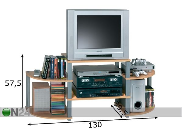 TV-taso POLYTUB mitat