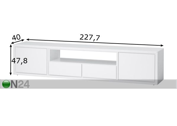TV- taso QUADRA mitat