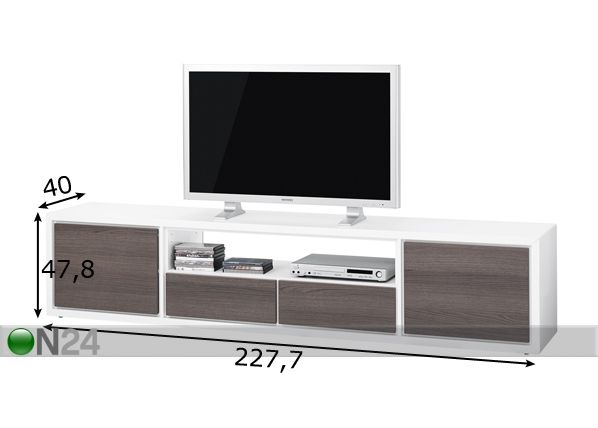 TV- taso QUADRA mitat