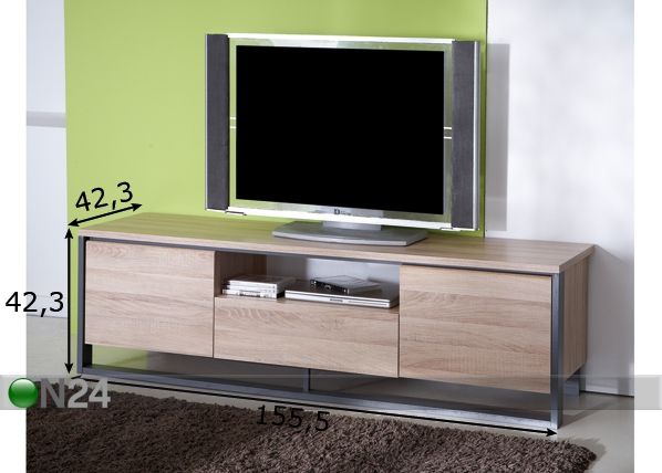 TV-taso QUAKER mitat