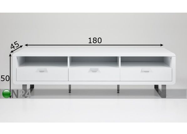 TV-taso RADIUS mitat