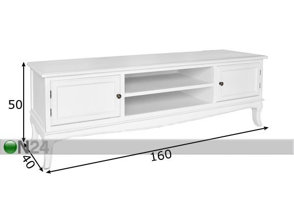 TV-taso ROMANTIC mitat