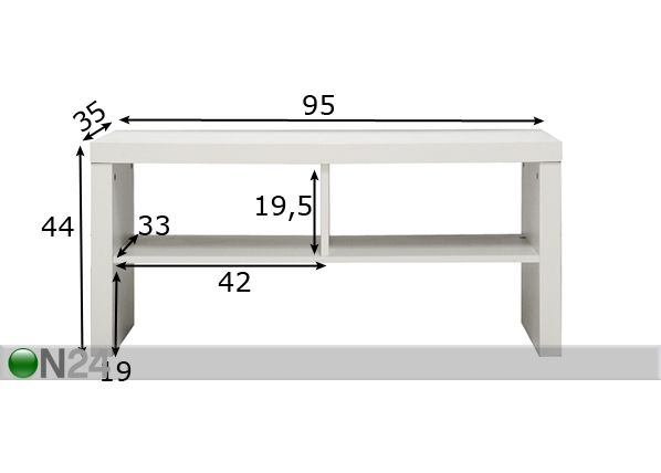 TV-taso RONDO mitat
